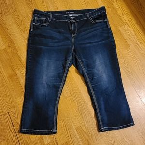 Maurice plus size 24 crop jeans